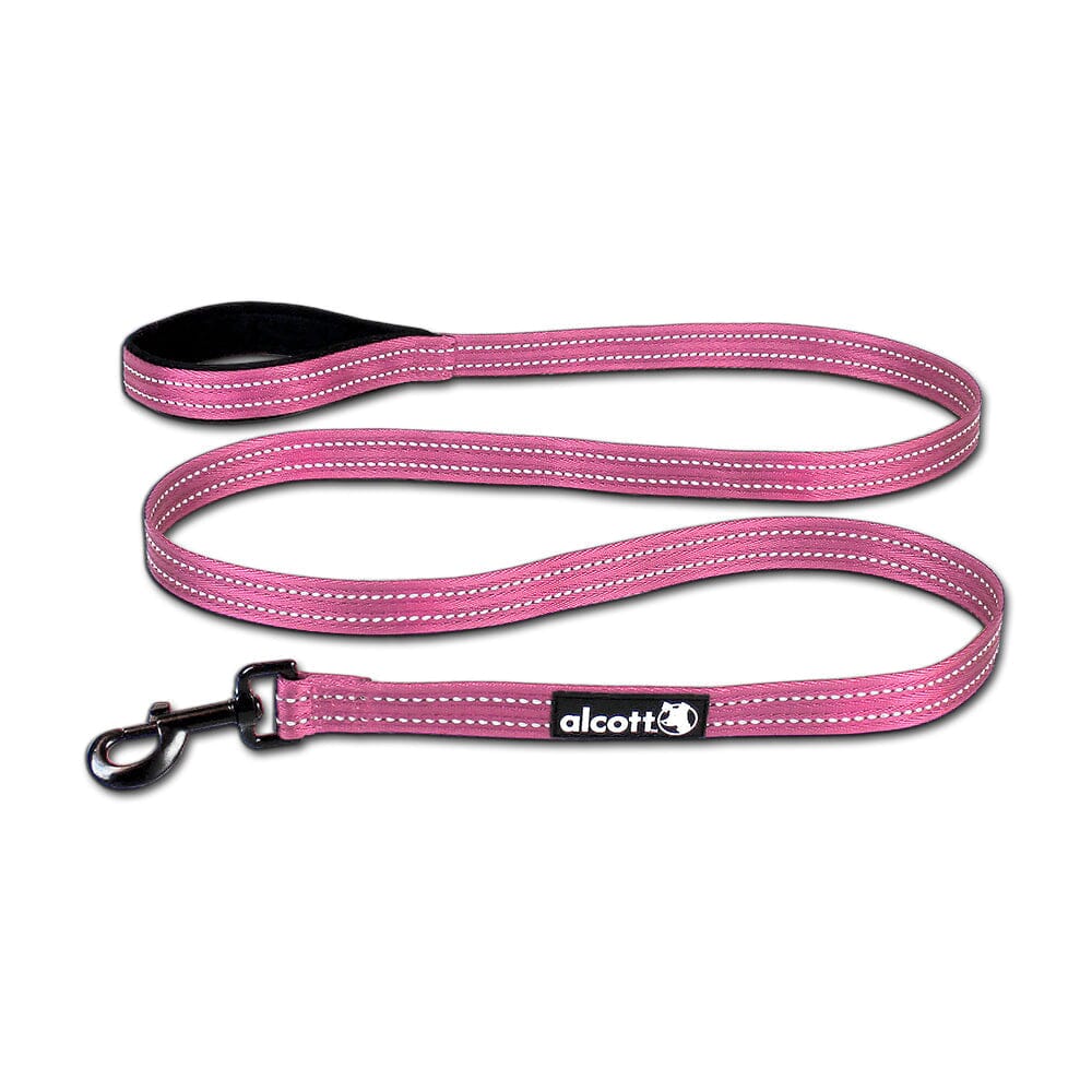 Adventure 6ft Leash with Reflective Stitching Pet Supplies Alcott Large Pink 