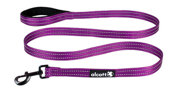 Adventure 6ft Leash with Reflective Stitching Pet Supplies Alcott Large Purple 