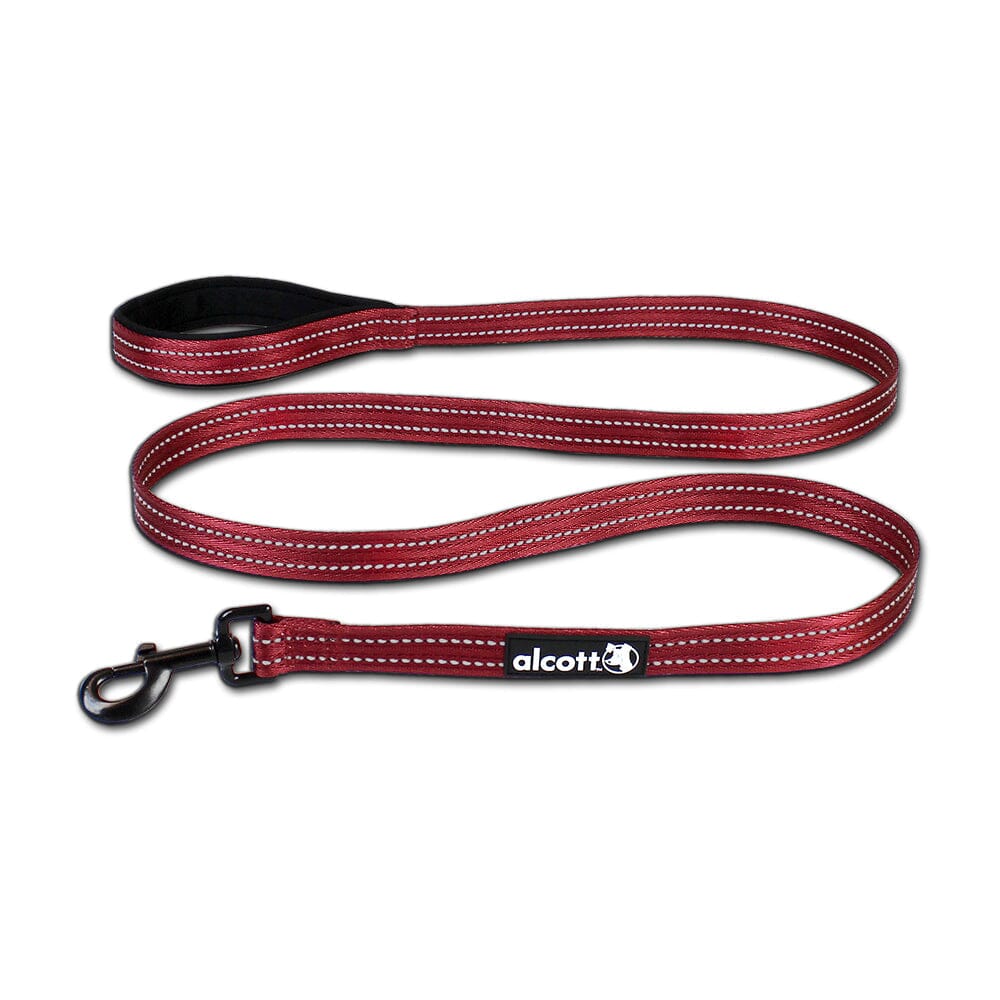 Adventure 6ft Leash with Reflective Stitching Pet Supplies Alcott Large Red 