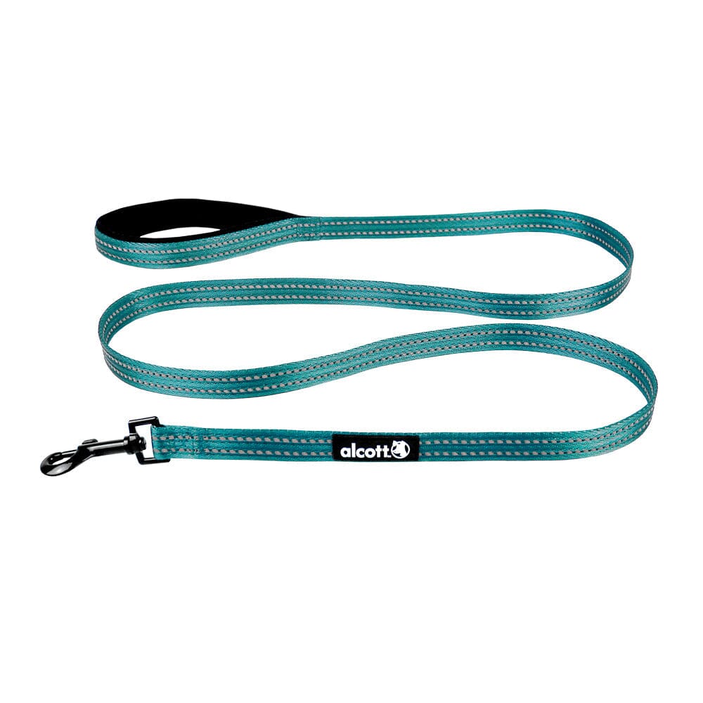 Adventure 6ft Leash with Reflective Stitching Pet Supplies Alcott Medium Blue 