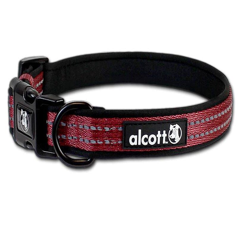 Alcott Adventure Dog Collars are with Vibrant Nylon Colors with a Subtle Chevron Weaving Pattern.