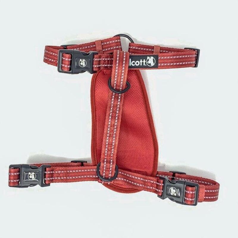 Alcott adventure dog harness is available in Maroon Vibrant Color. Best Pet Supplies in India.
