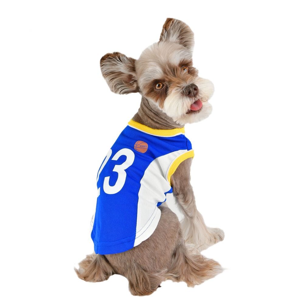 Dog shop basketball jersey