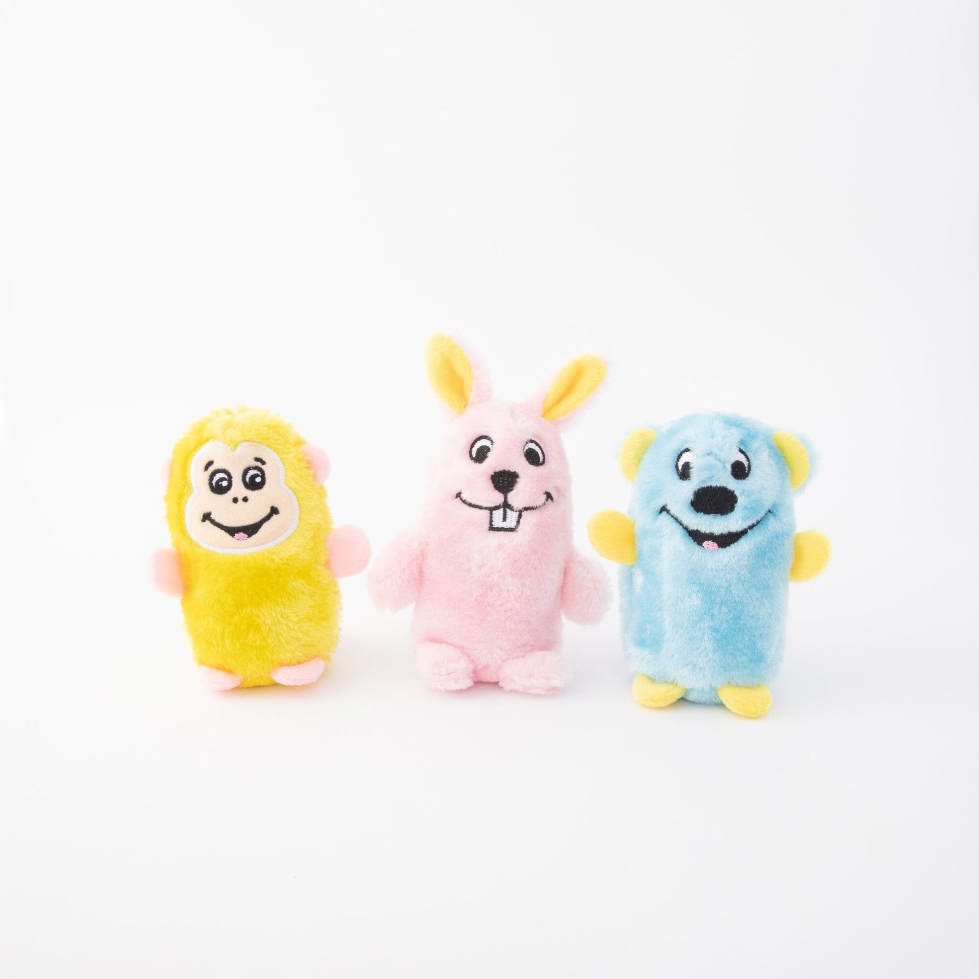 Bear Bunny Monkey Squeaky Dog Toy Animals & Pet Supplies ZippyPaws 