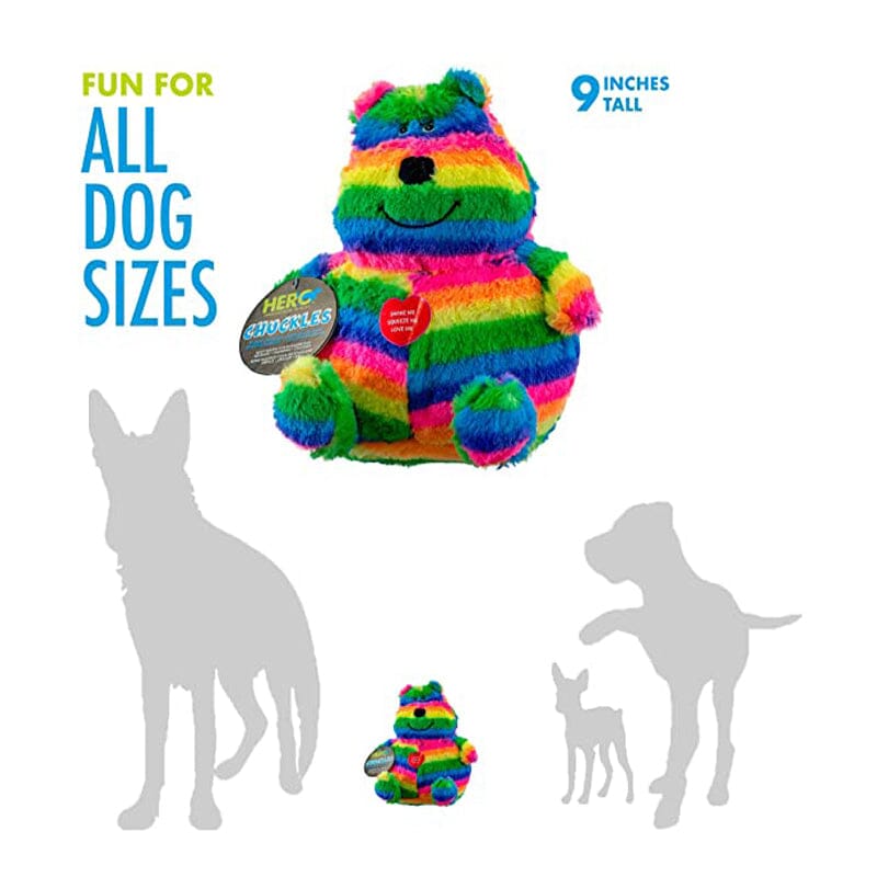 Hero Chuckles 2.0 Bellies Bear Toys long-lasting friend to pets from unique and best features. Fun for dogs of all sizes. 