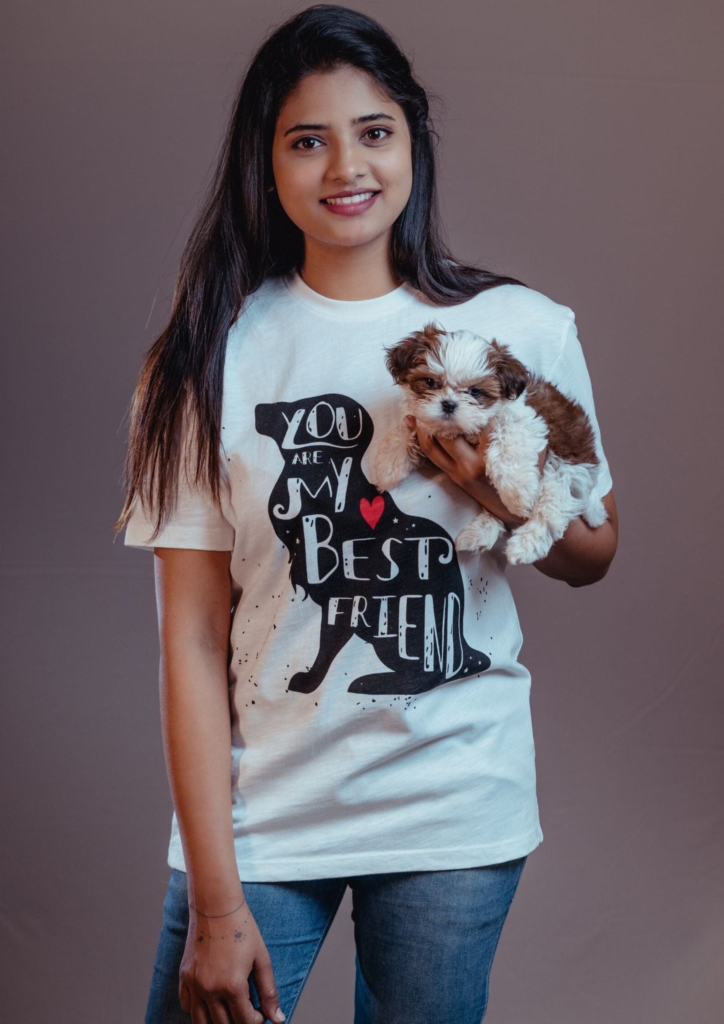 BEST FRIEND T-Shirt Shirts & Tops ThePetPeopleCafe Small 