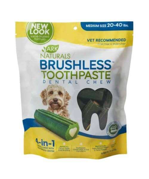 Ark Naturals - Brushless Toothpaste For Dogs - Medium 18oz/510g 60count - Pet Suppliments