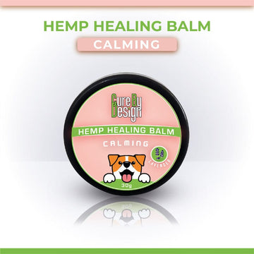 Cure By Design Hemp Healing Balm For Calming with Lavender Essential Oil is Organic, Chemical-free & PAWsome!