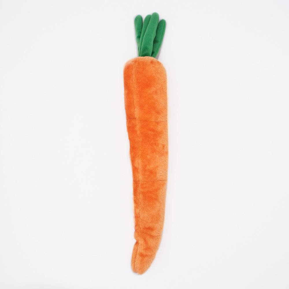 Carrot Soft Plush Squeaky Dog Toy Animals & Pet Supplies ZippyPaws 
