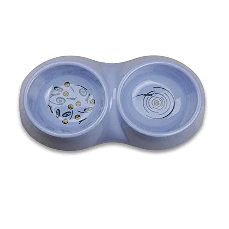 Van Ness Ecoware Decorated Large Double Dish or bowl are ideal for pets & large dogs.32 oz-0.95 L Capacity.