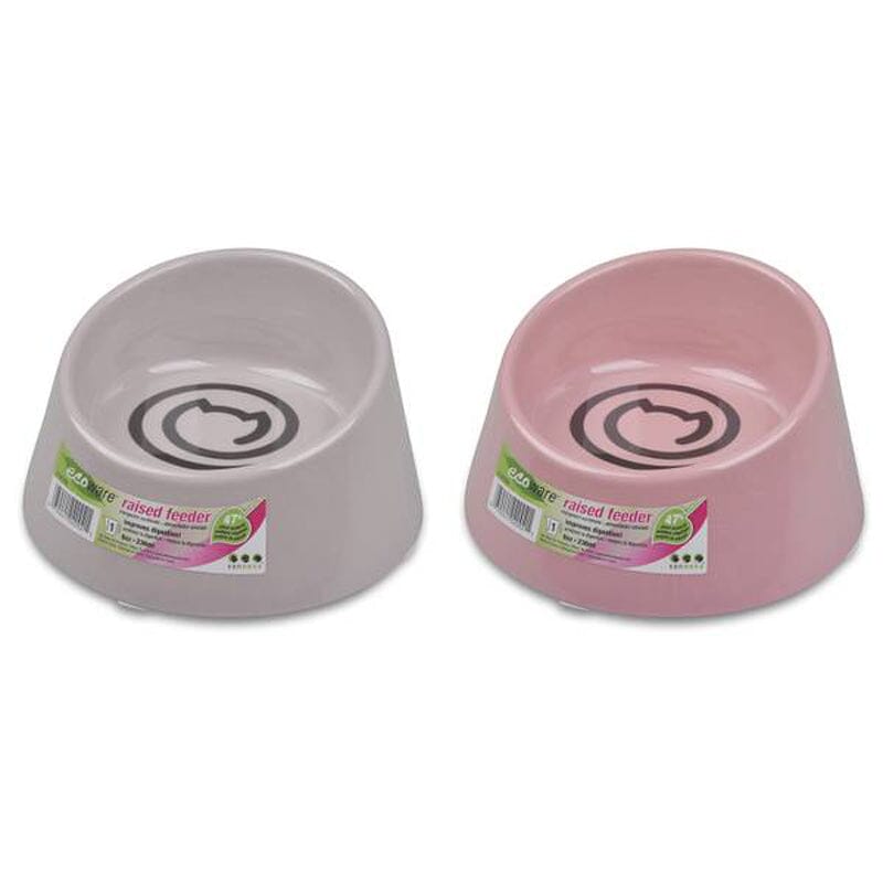 Cat Bowls Online Non Skid No Tip Ecoware Raised Cat Bowl 8oz 236ml