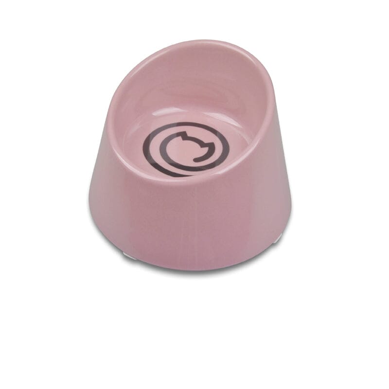 Van Ness Non-Skid No-Tip Ecoware Raised Cat Bowl elevated design Reduces feeding time and messes.