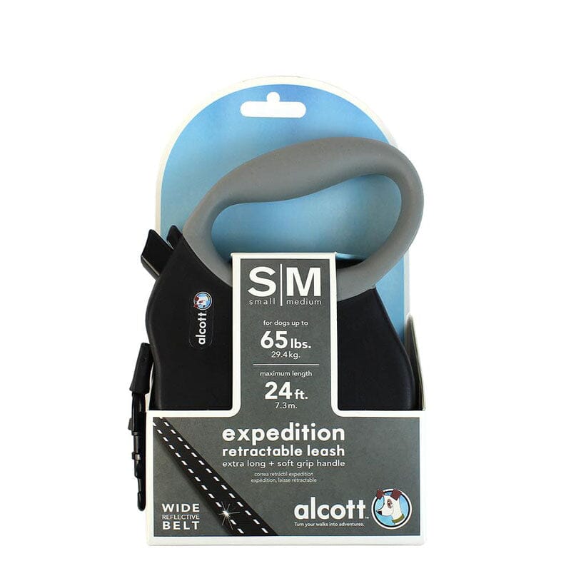 Alcott Expedition Retractable Leash 24 Feet, 7.3 Meter Longest.