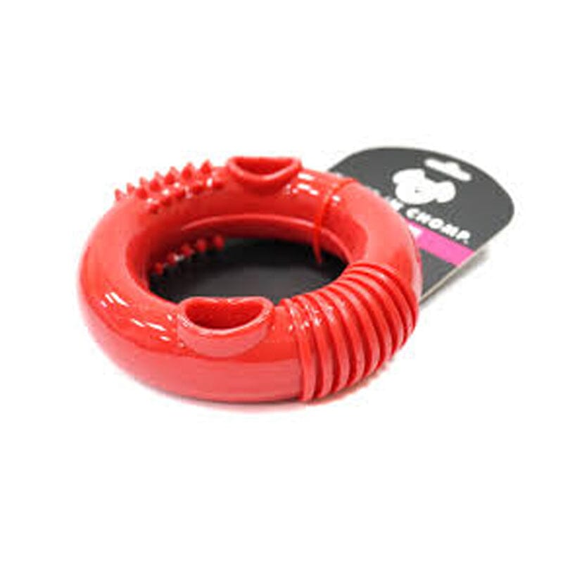 Chase 'N Chomp Foraging Ring toys designed to keep your dog busy with hours of fun - fetching, foraging and treat dispensing.
