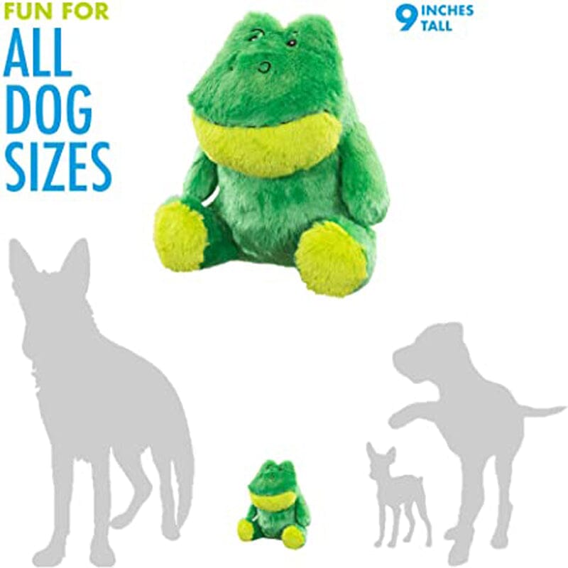 Hero Chuckles 2.0 Frog Toy is Fun for dogs of all sizes.