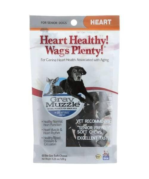 Ark Naturals Heart Healthy Wags Plenty Supplement For Senior Dogs - 60 Count - Pet Suppliments