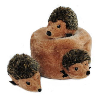 Hedgehog Plush Interactive Squeaky Dog Toy Animals & Pet Supplies ZippyPaws 