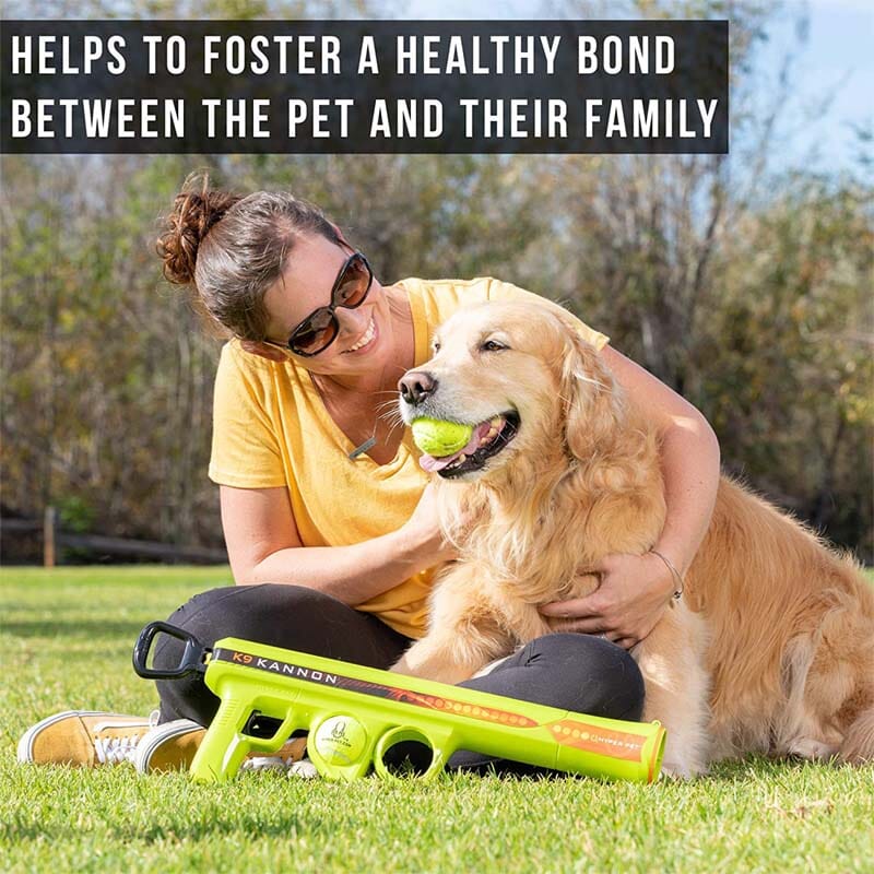 Hyper Pet K9 Kannon K2 Tennis Ball Launcher Dog Toy helps to increase the bonding between pet & their family members.