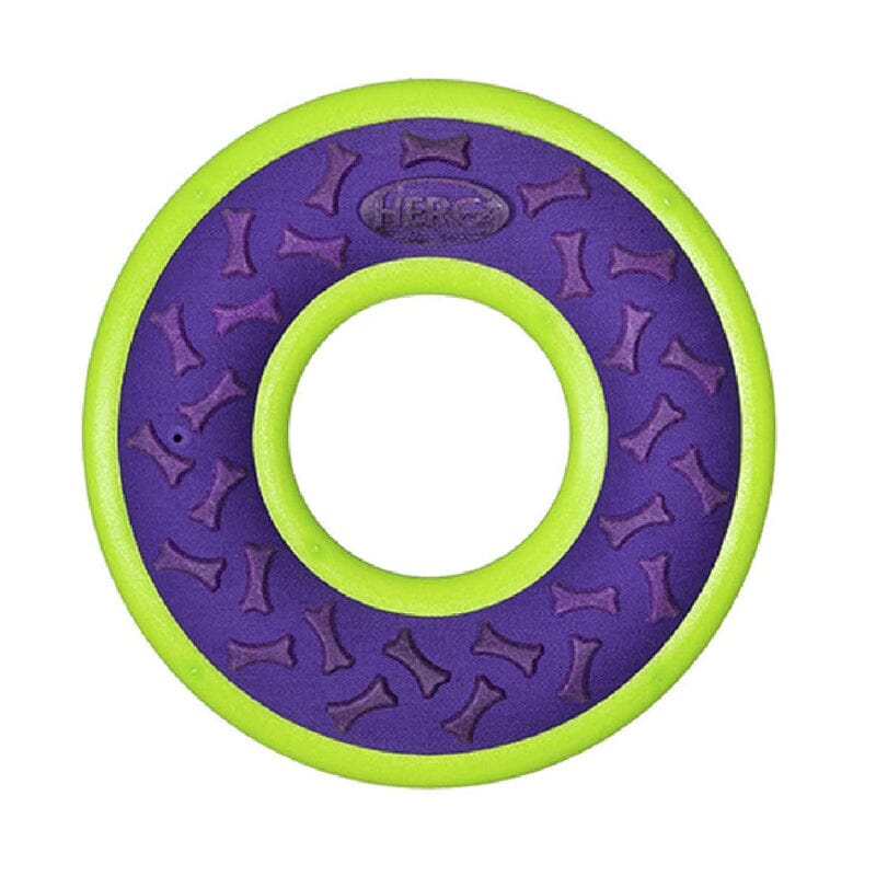 Hero Outer Armor Large Purple Ring Dog Toys Made for High durability.