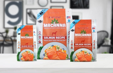 Macanna Salmon Dog Food-Freeze Dried, Grain Free, Award Winning-For Senior Dog Dog Food Grandma Lucy's Macanna Pre-Mix 3 lb (1.36 kg) Bag 