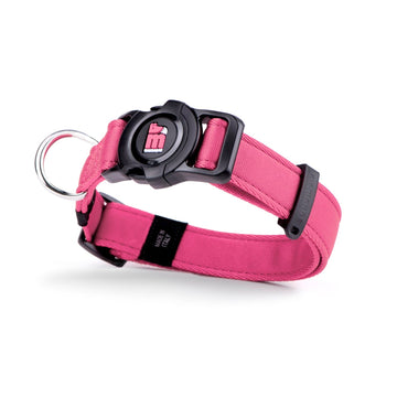 Memopet Dog Collar With Activity Tracking Device and Digital ID Pet Supplies My Family Small Pink 