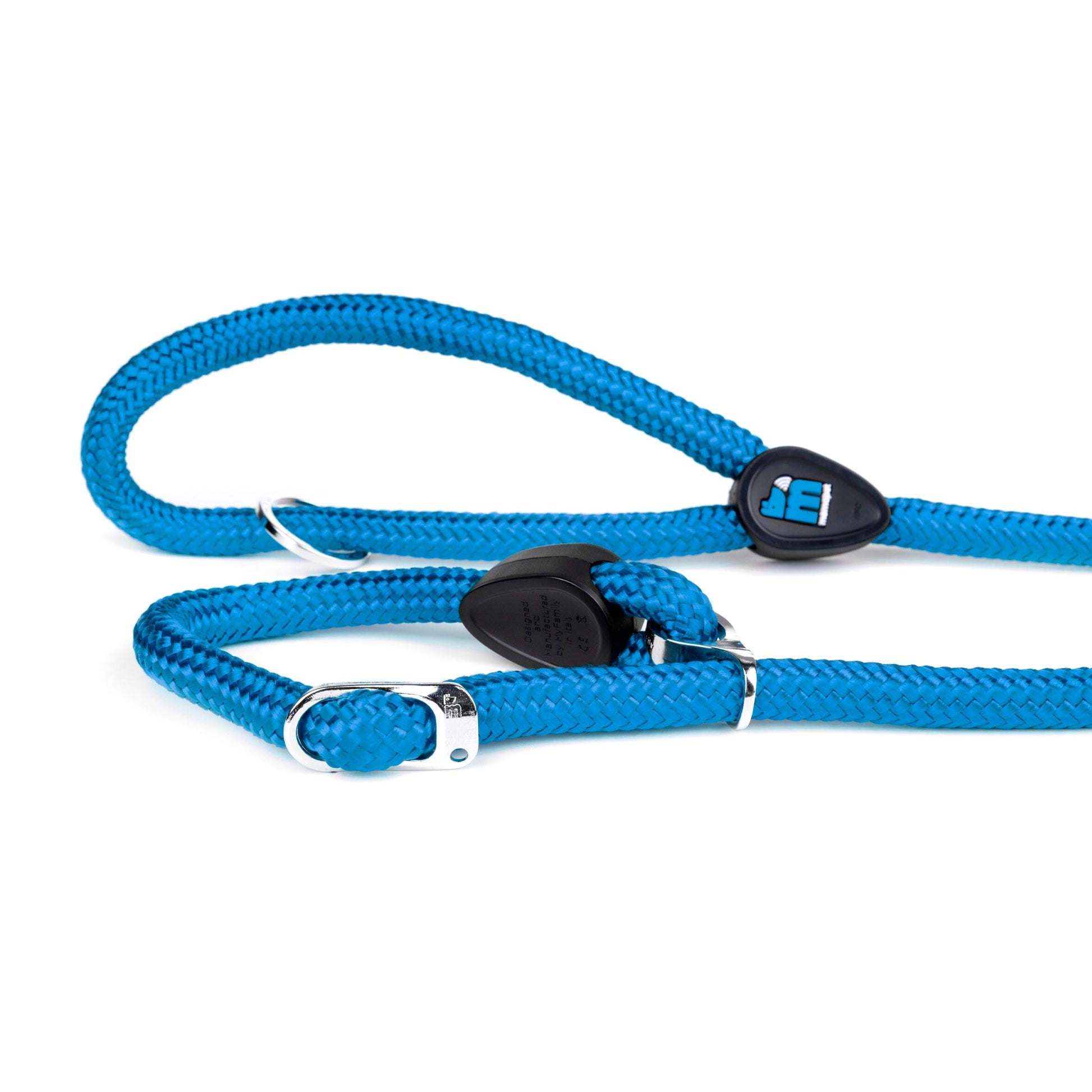 Memopet Dog Training Collar and Rope Leash 2in1 With Activity Tracking Device and Digital ID Pet Supplies My Family Medium Blue 