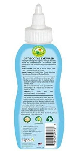 Espree Opti-Soothe Eye Wash Helps hydrate dry eyes.