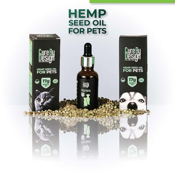 Organic Hemp Seed Oil For Pets With Omega 3, 6 (30 ml)