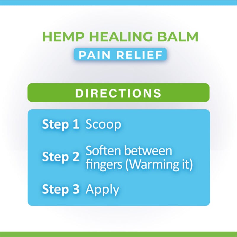 Cure By Design Hemp Healing Balm with Blend of ingredients regulates skin health by modulating moisturization.