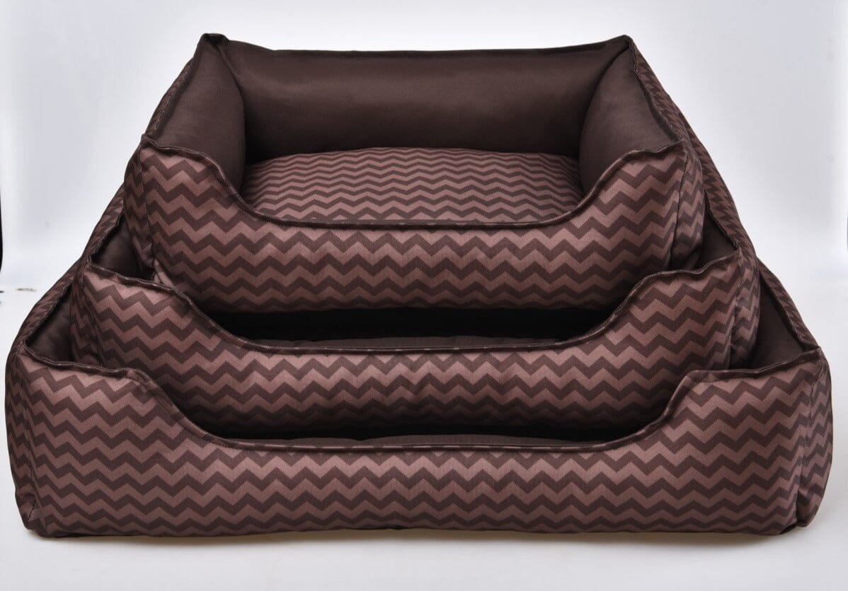 Designer Pet Bed Brown in Color. Available in Small & Medium Size for both Cats and Dogs