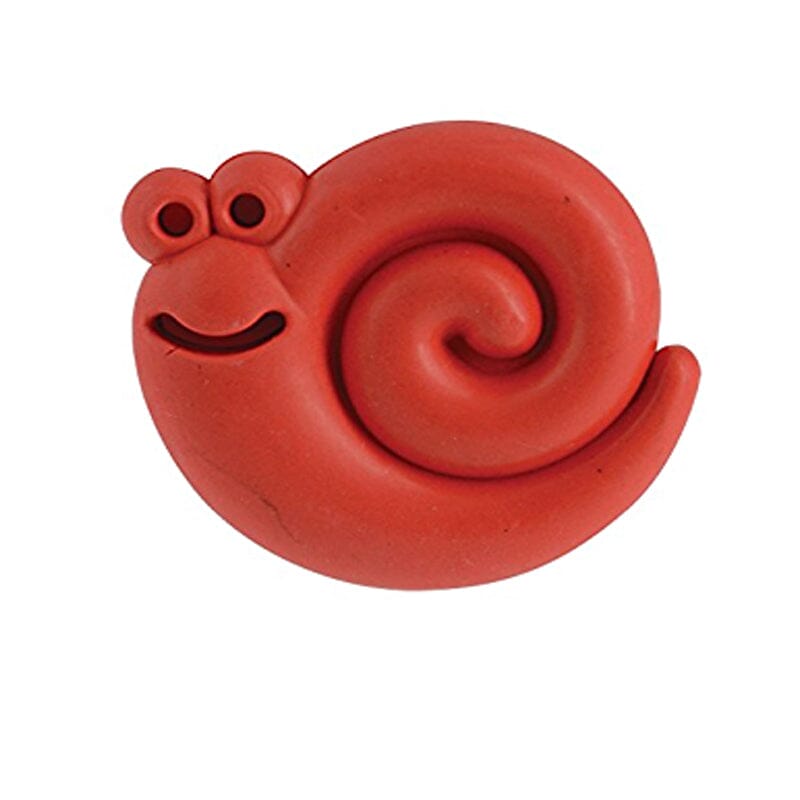 Hero Puppy Sammy The Snail Red Treat Dispensing Dog Toy has perfect size toy for puppies and small breed dogs.