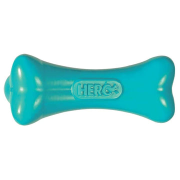 Hero Puppy Nub Bone Dog Toy made of soft rubber perfect for the puppy or small dog that loves to chomp, chew & fetch.