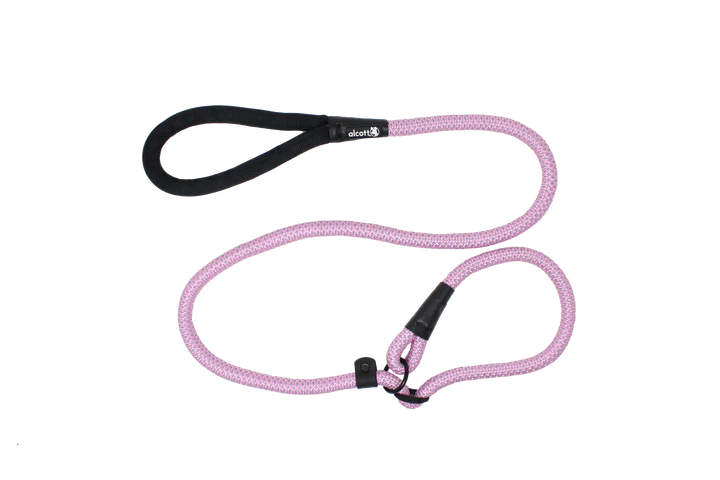 Rope Training Leash With Reflective Stitching Pet Supplies Alcott Rope Training Leash Pink 