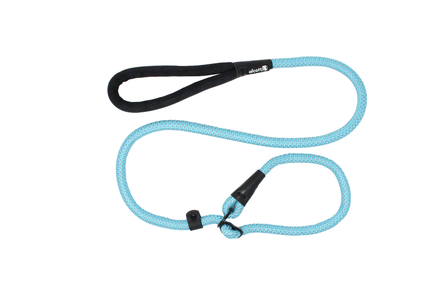 Rope Training Leash With Reflective Stitching Pet Supplies Alcott Rope Training Leash SkyBlue 