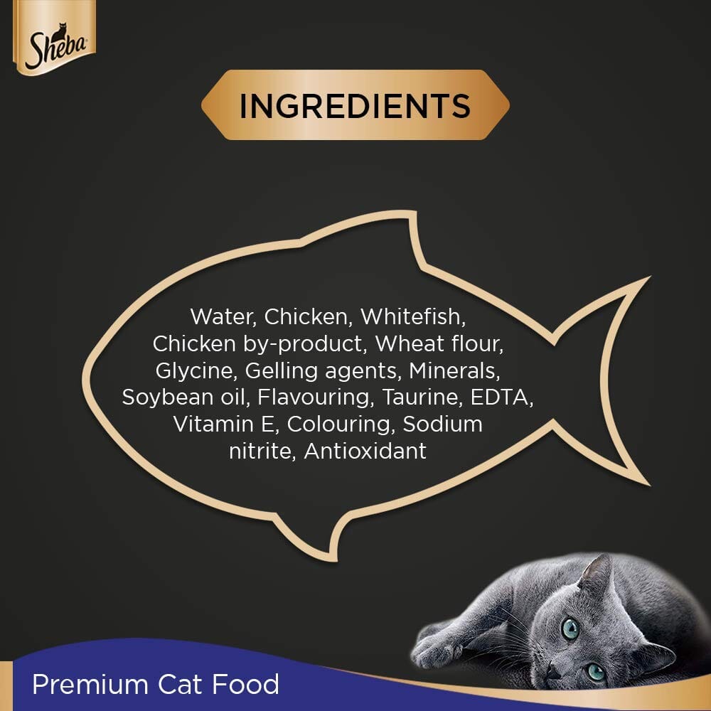 Sheba Chicken Premium Loaf Fine Food For Cats - 70 g