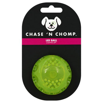 Small LED Ball Dog Toy By Chase 'N Chomp