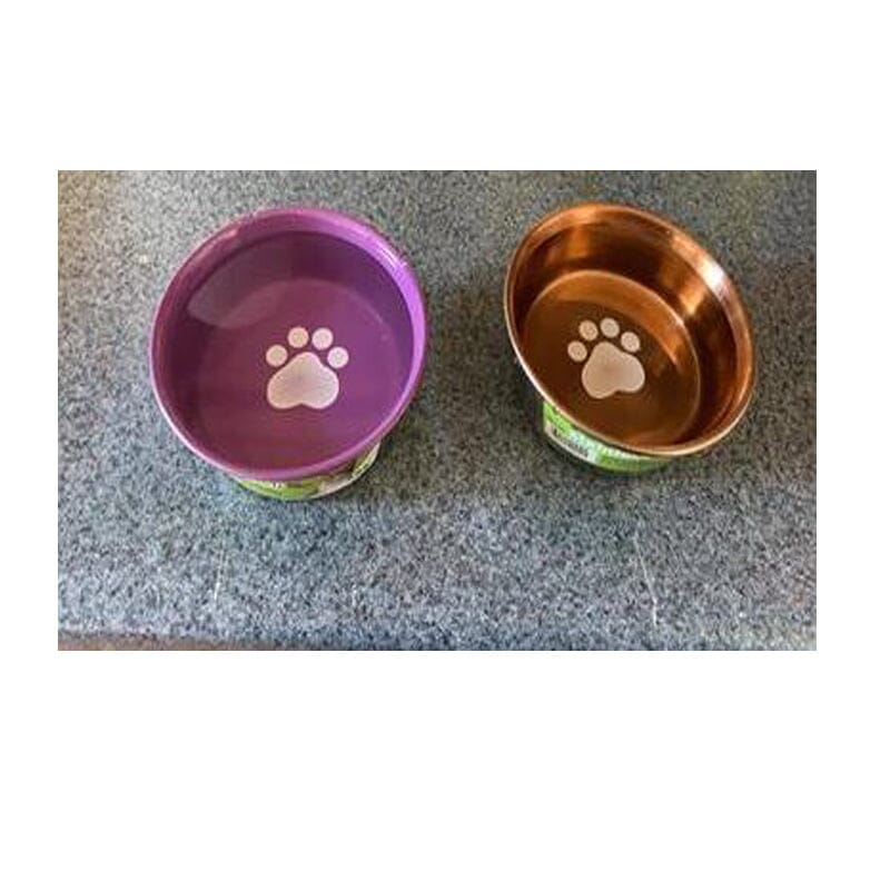 Van Ness Decorated Cat Bowls made Stainless steel doesn't have any pores, making it virtually impossible for dirt, bacteria.