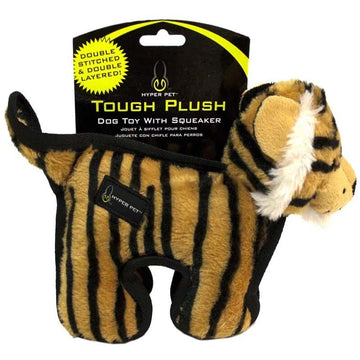 Hyper Pet Tough & Adorable Plush Dog Toy features Tiger Design is must for your Dog's collection.