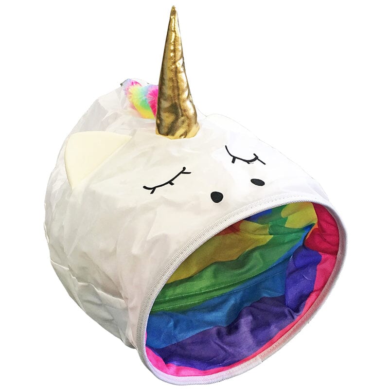 Mad Cat Unicorn Crinkle Play Sack Catnip & Silvervine Cat Toy quickly become cat's favorite play date! It Crinkles.