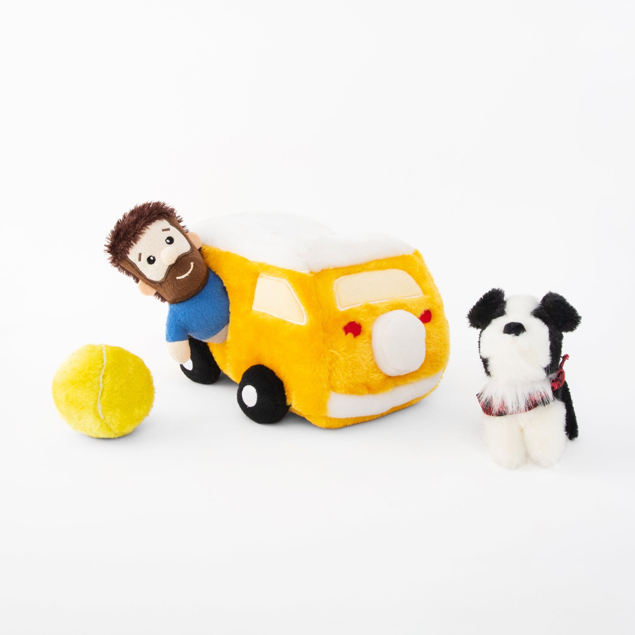 Van Squeaky Interactive Dog Toy Animals & Pet Supplies ZippyPaws 