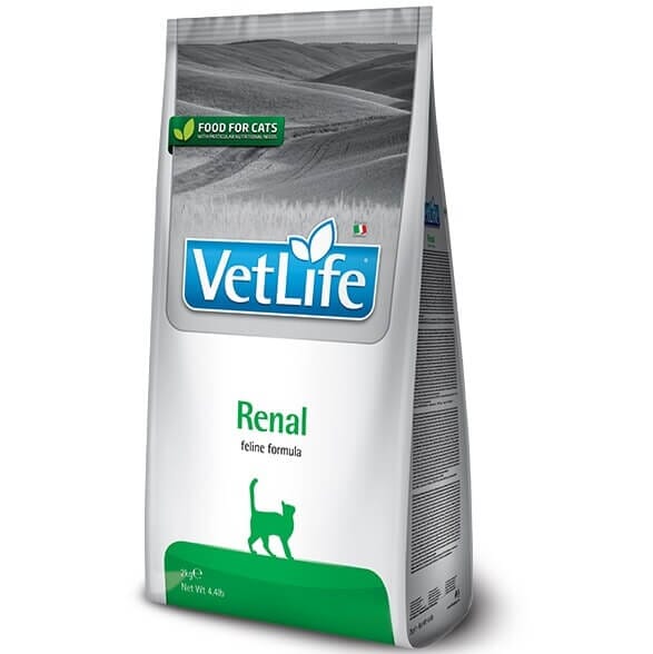 Vet Life Natural Diet Renal Cat Dry Food Farmina Pet Foods 