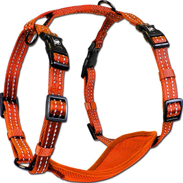 Alcott Essential Visibility Harness with Reflective Accents with Vibrant nylon colors with reflective stitching.