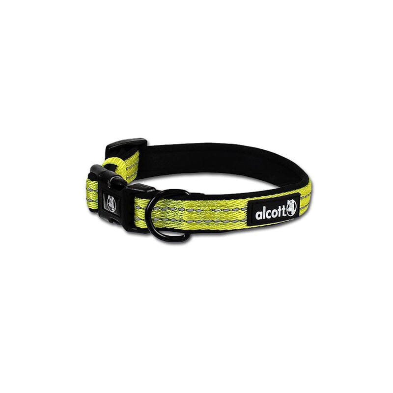 Alcott Visibility Small collar for dogs - yellow in color - pet supplies & essentials