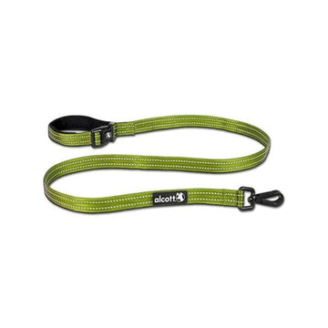  alcott Weekender Long Soft Grip Leash with Reflective Stitching & Black neoprene padded handle with tether capabilities.